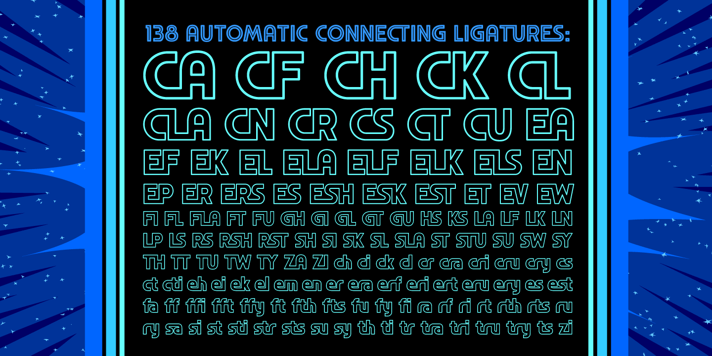Regeneration Levels Font Poster #1