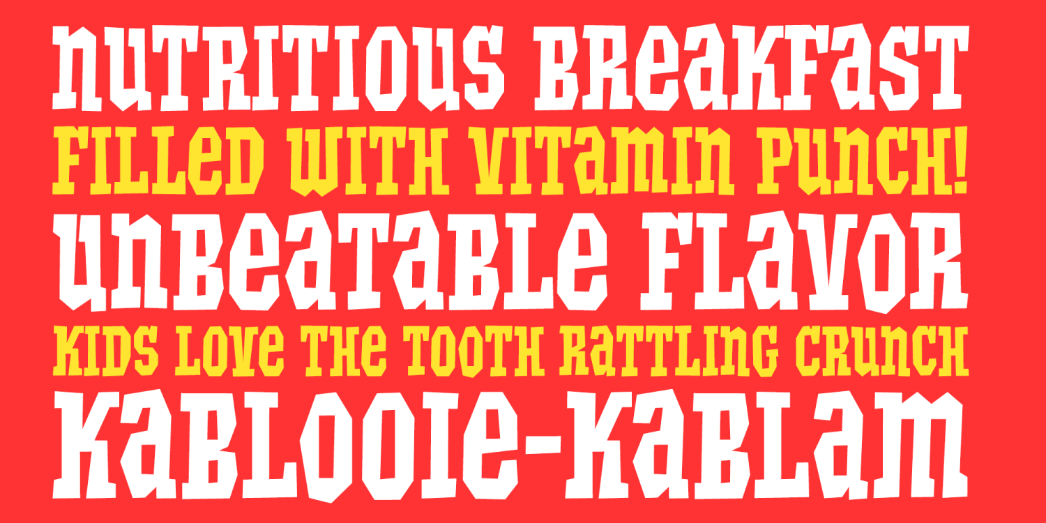 Quaking Font Poster #5