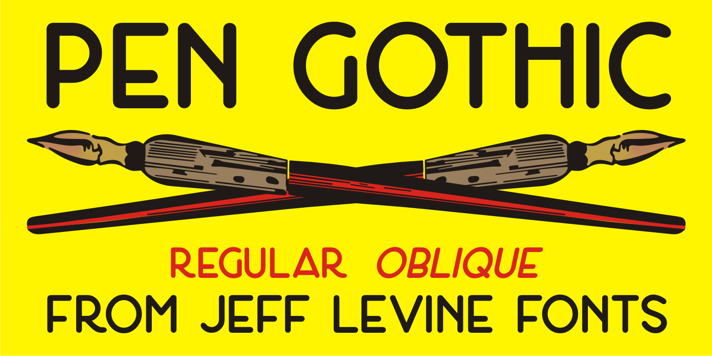 Pen Gothic Font Family