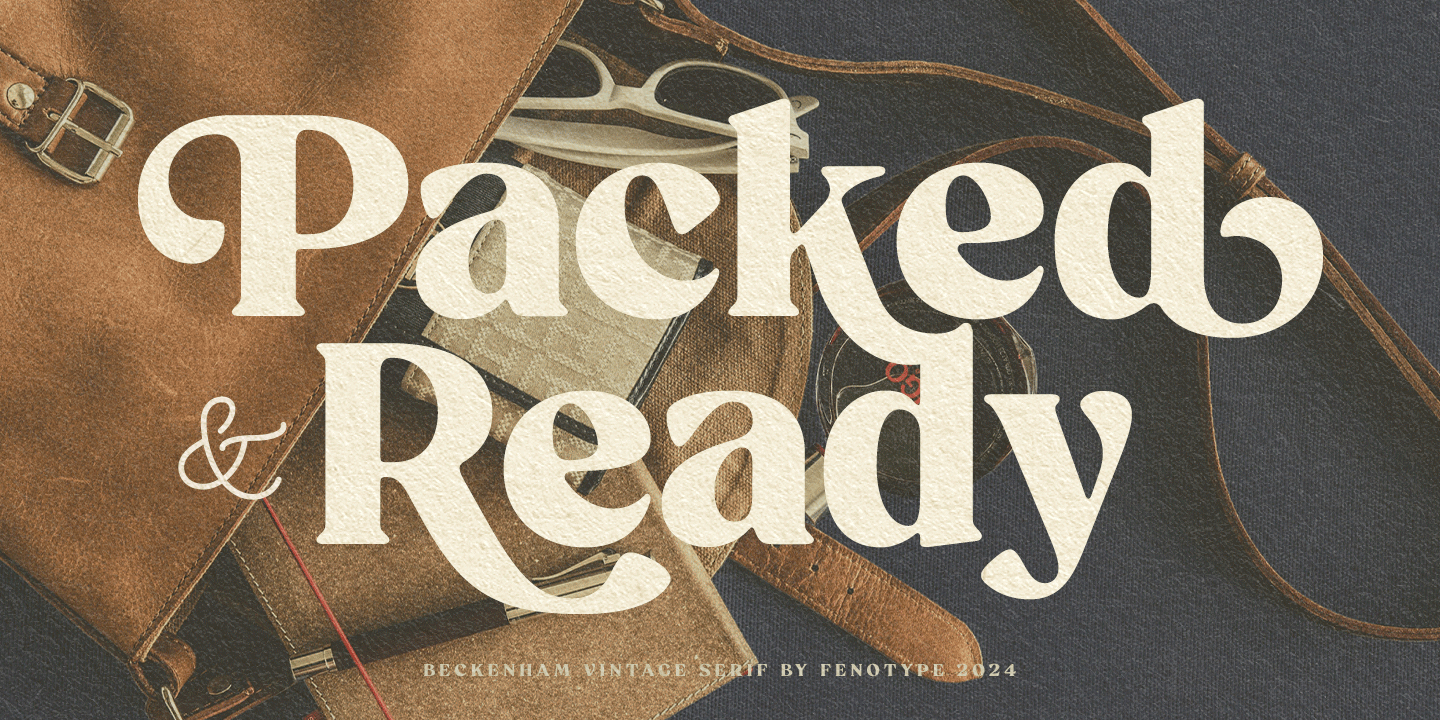 Beckenham Font Poster #1