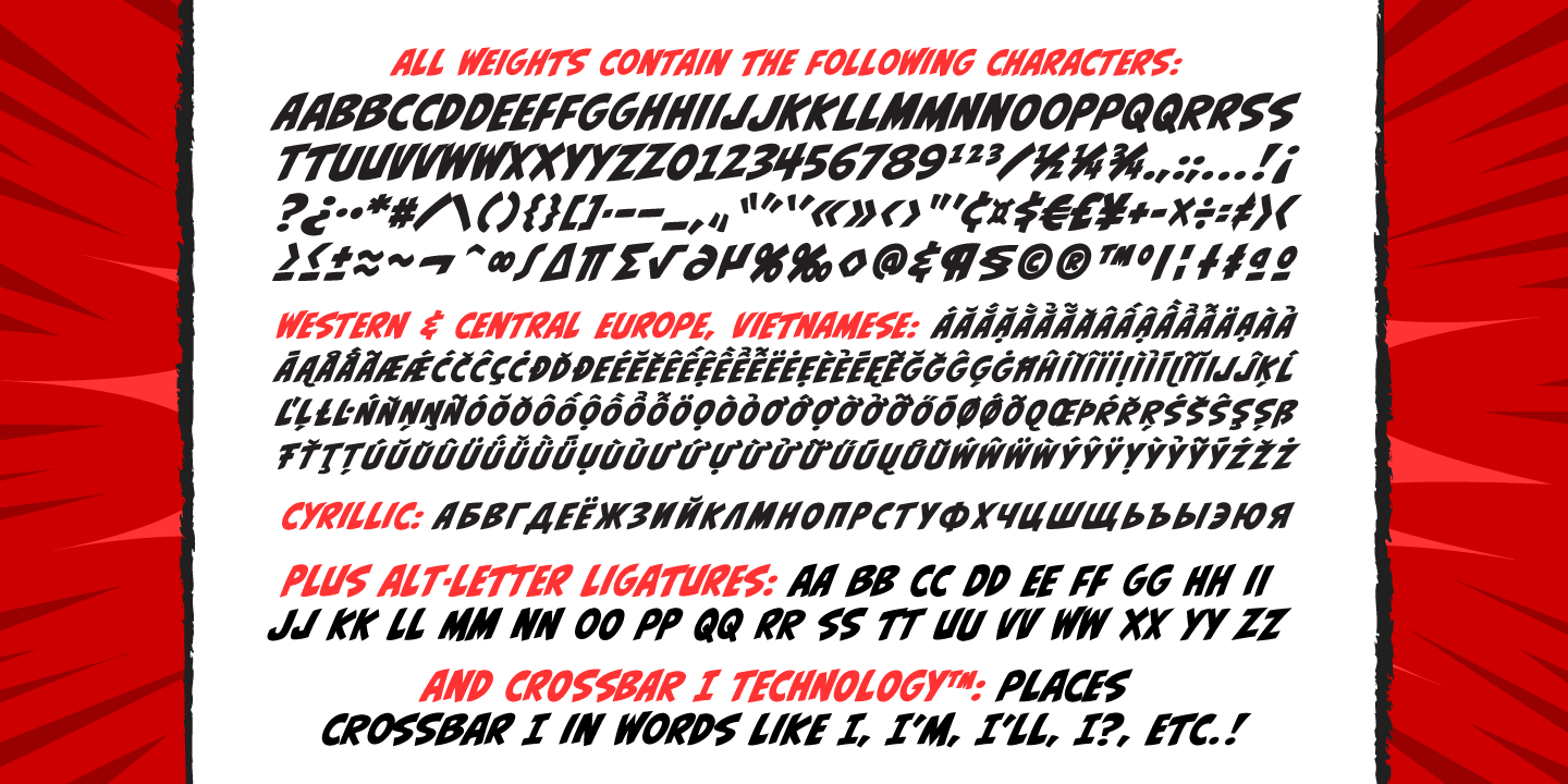Biff Bam Boom Font Poster #1