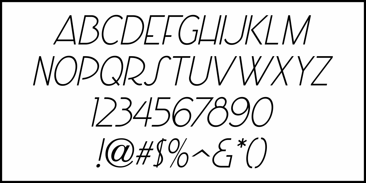 Old Hollywood Font Poster #5