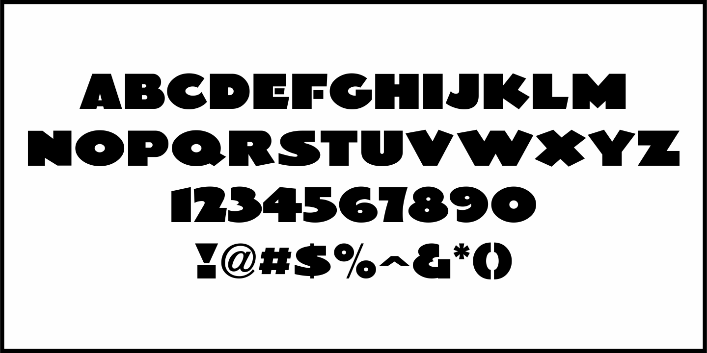 Huge Sale Font Poster #3