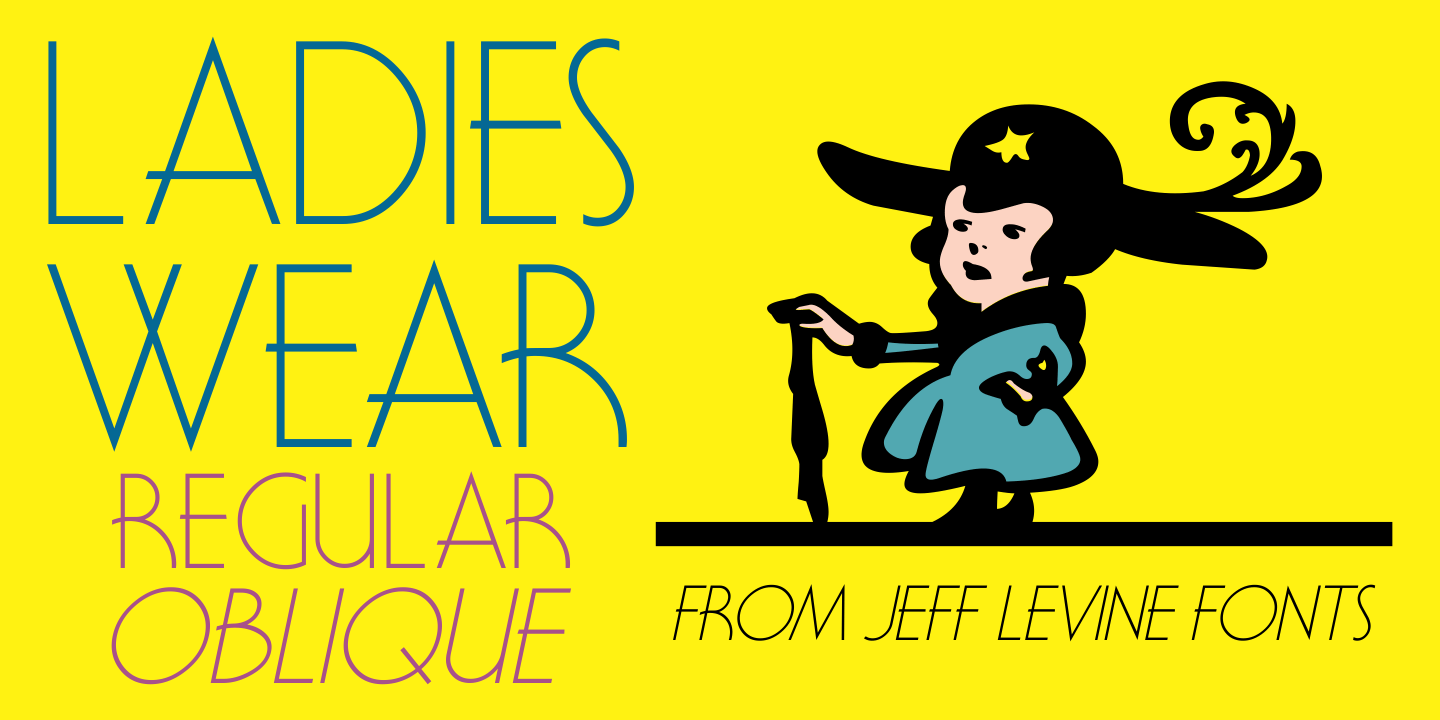 Ladies Wear Font Family Poster