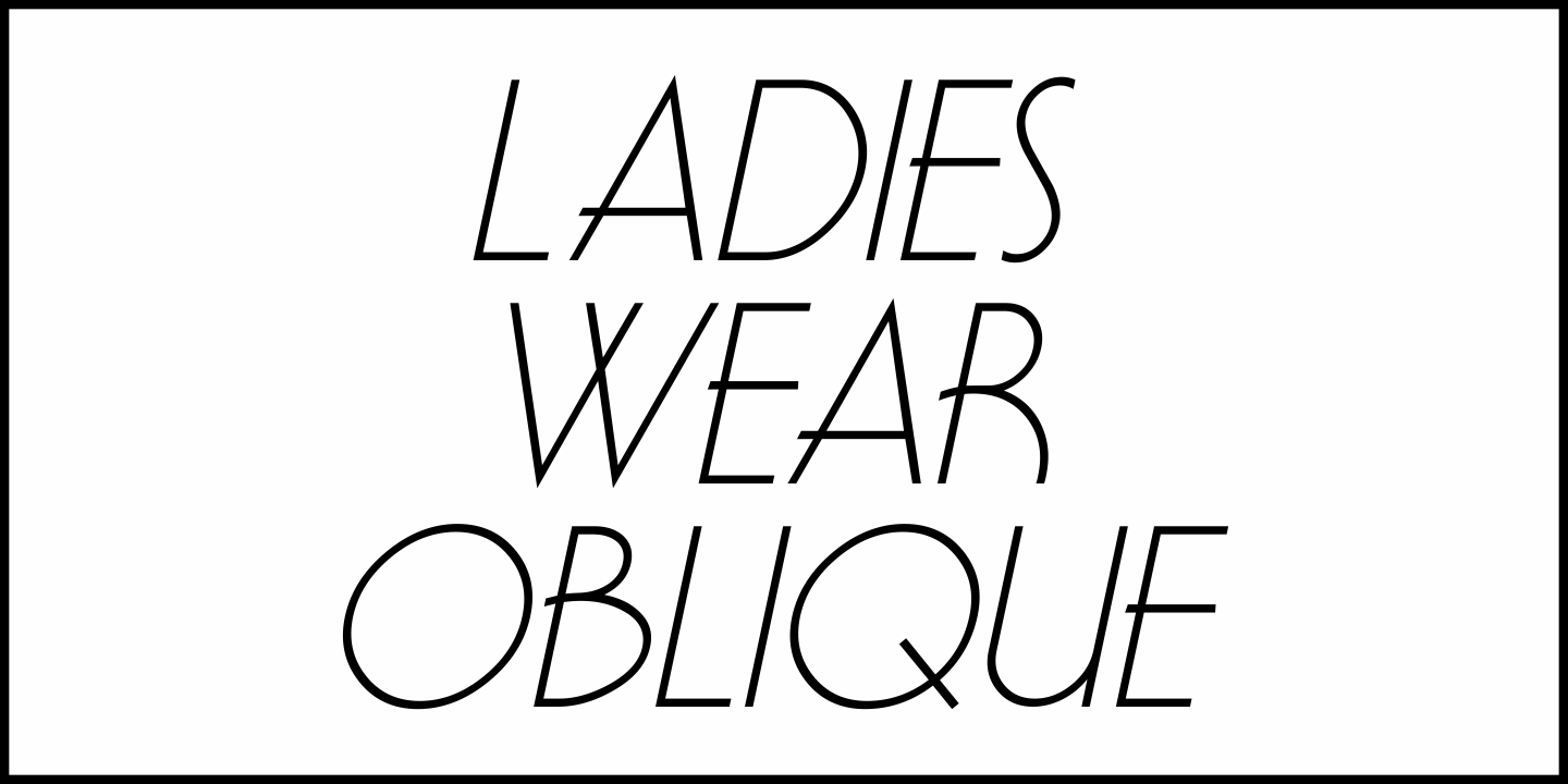 Ladies Wear Font Poster #1