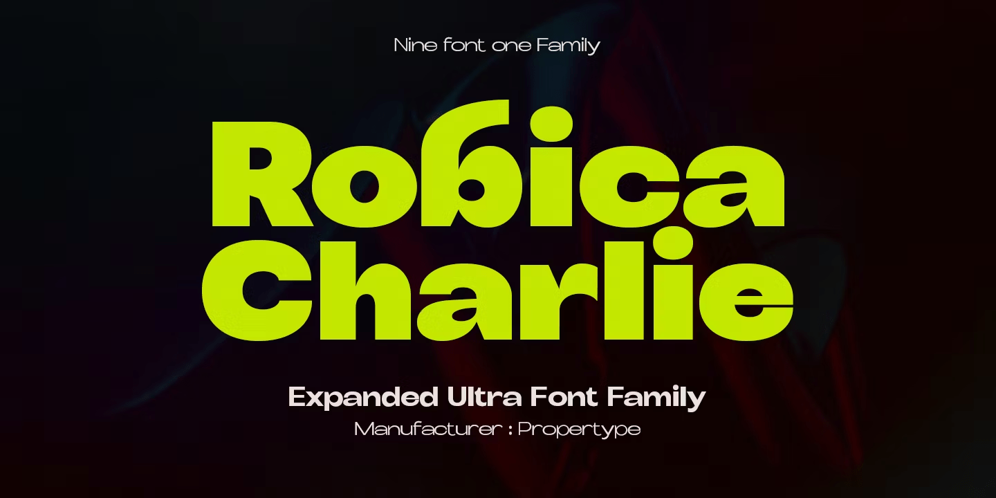 Robica Charlie Font Poster #1