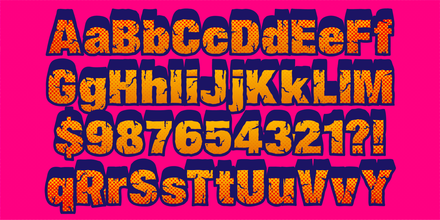Thunk Font Poster #1