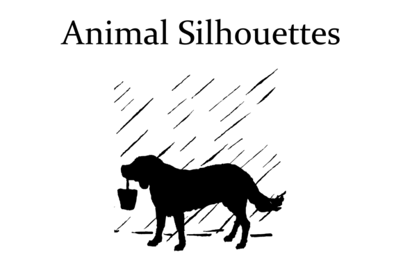 Animal Silhouettes Font Poster #1