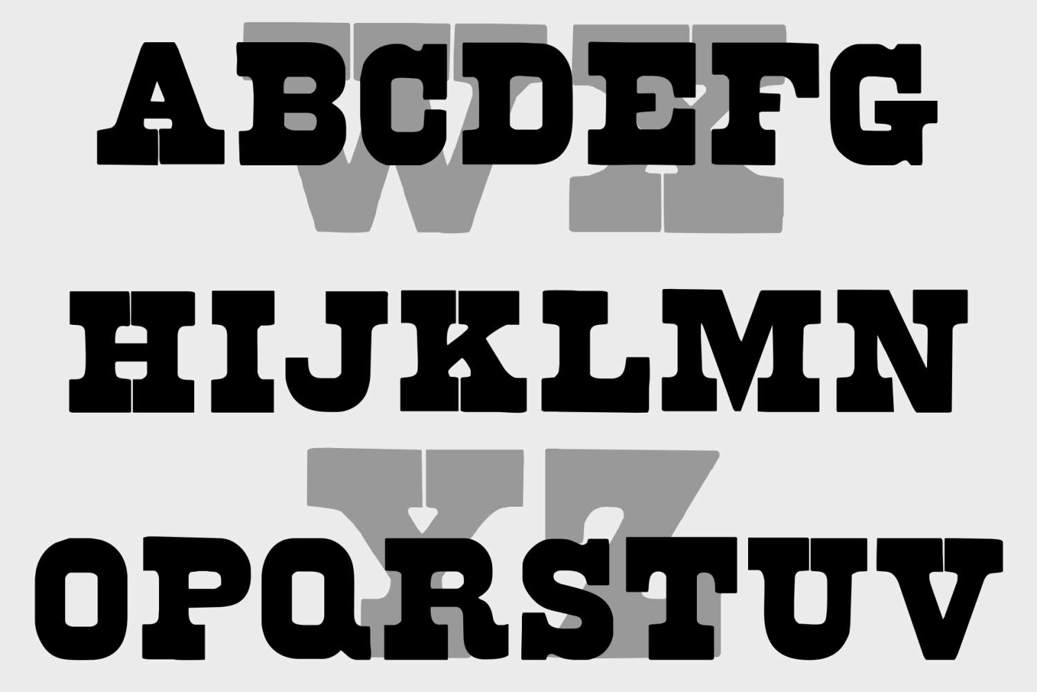 Brute Aldine Font Poster #1
