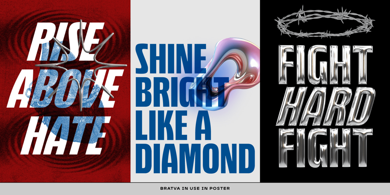 Bratva Font Poster #9