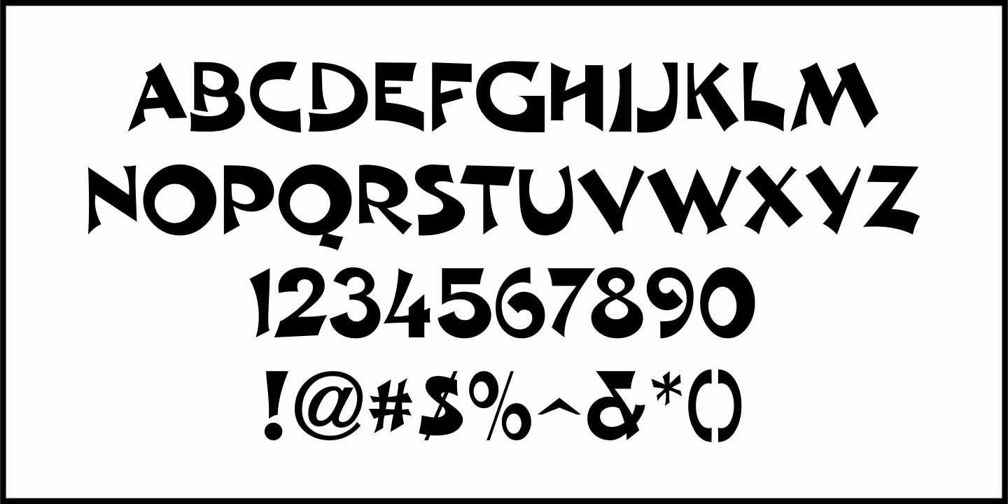 Danse Nouveau Font Poster #1