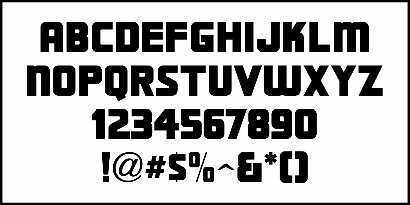 Movie Ticket Font Poster #1