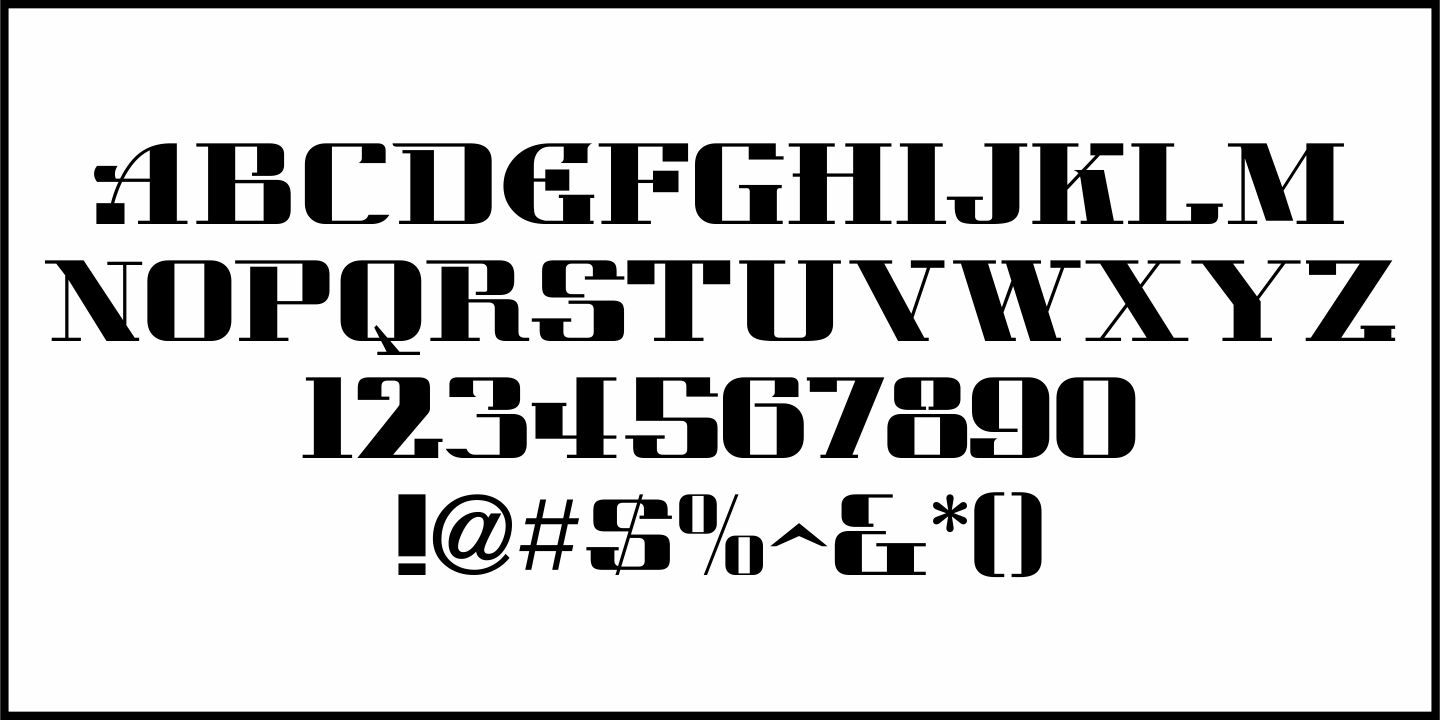 Peculiar Serif Font Poster #3