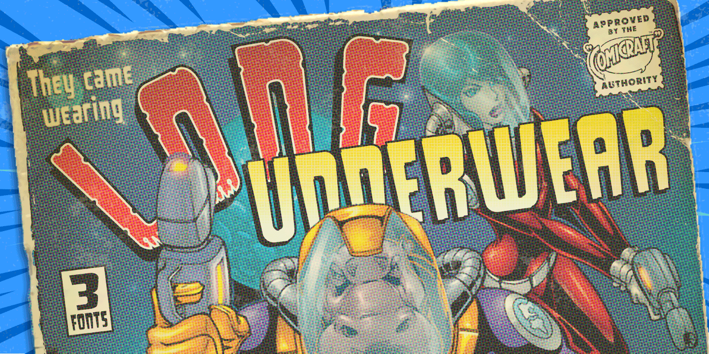 Long Underwear Font Poster #1