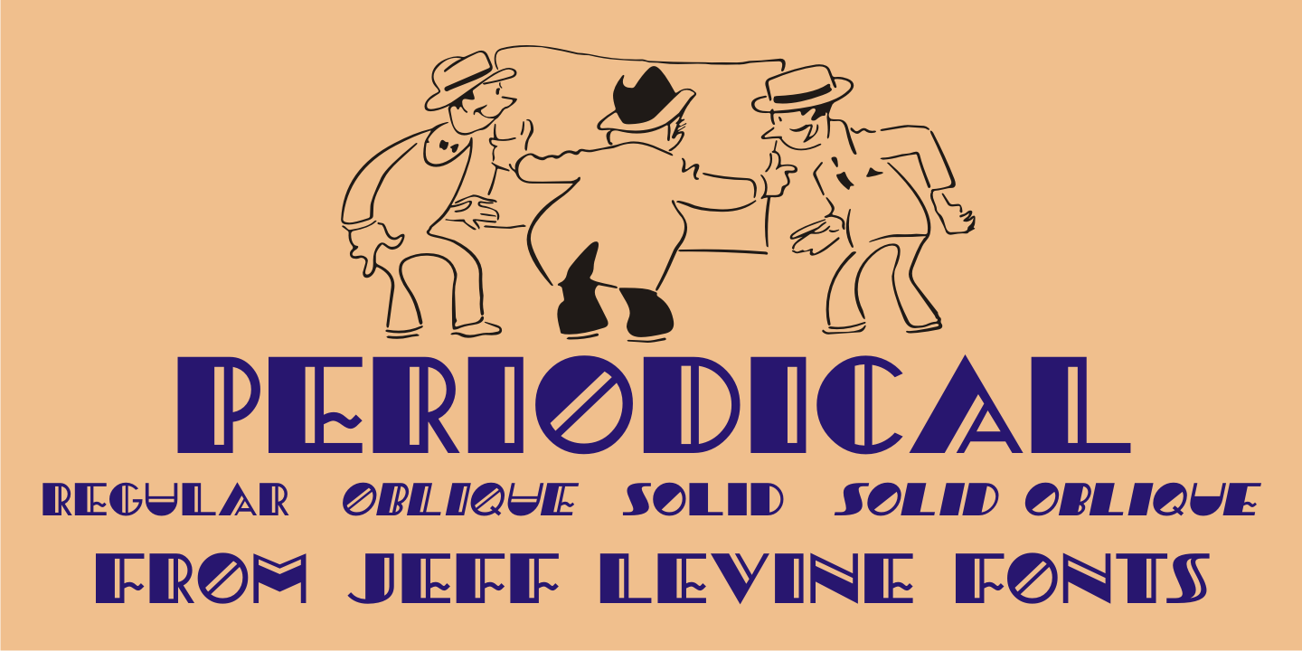Periodical Font Poster