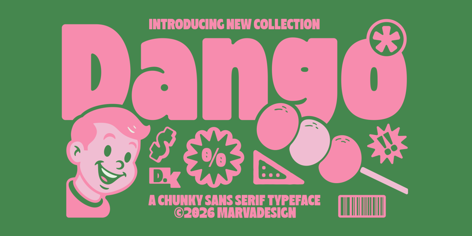 Dango Font Poster #1