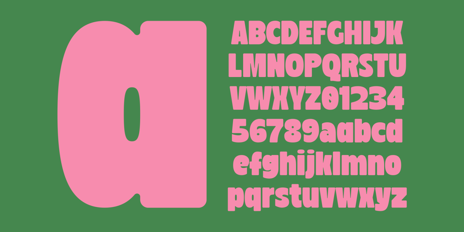 Dango Font Poster #11