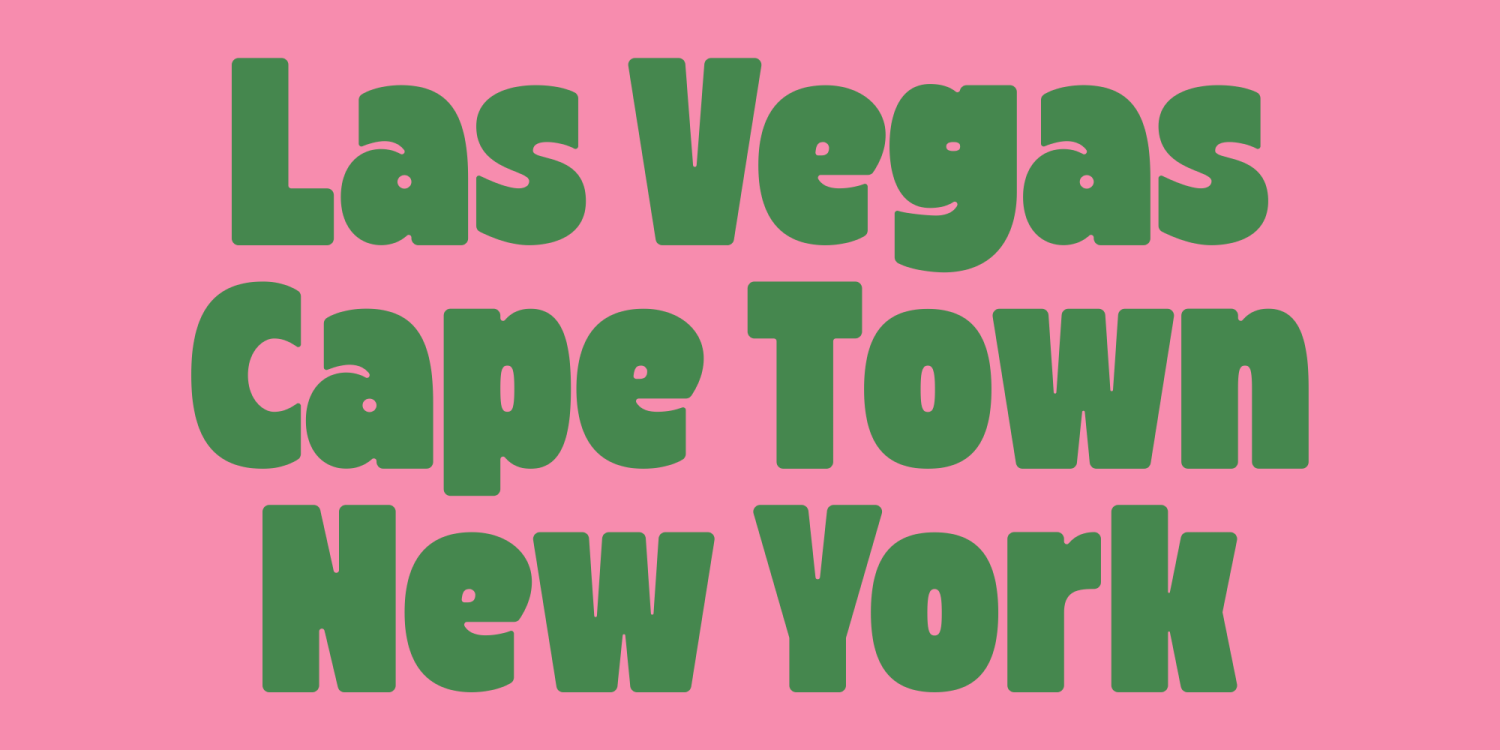 Dango Font Poster #4