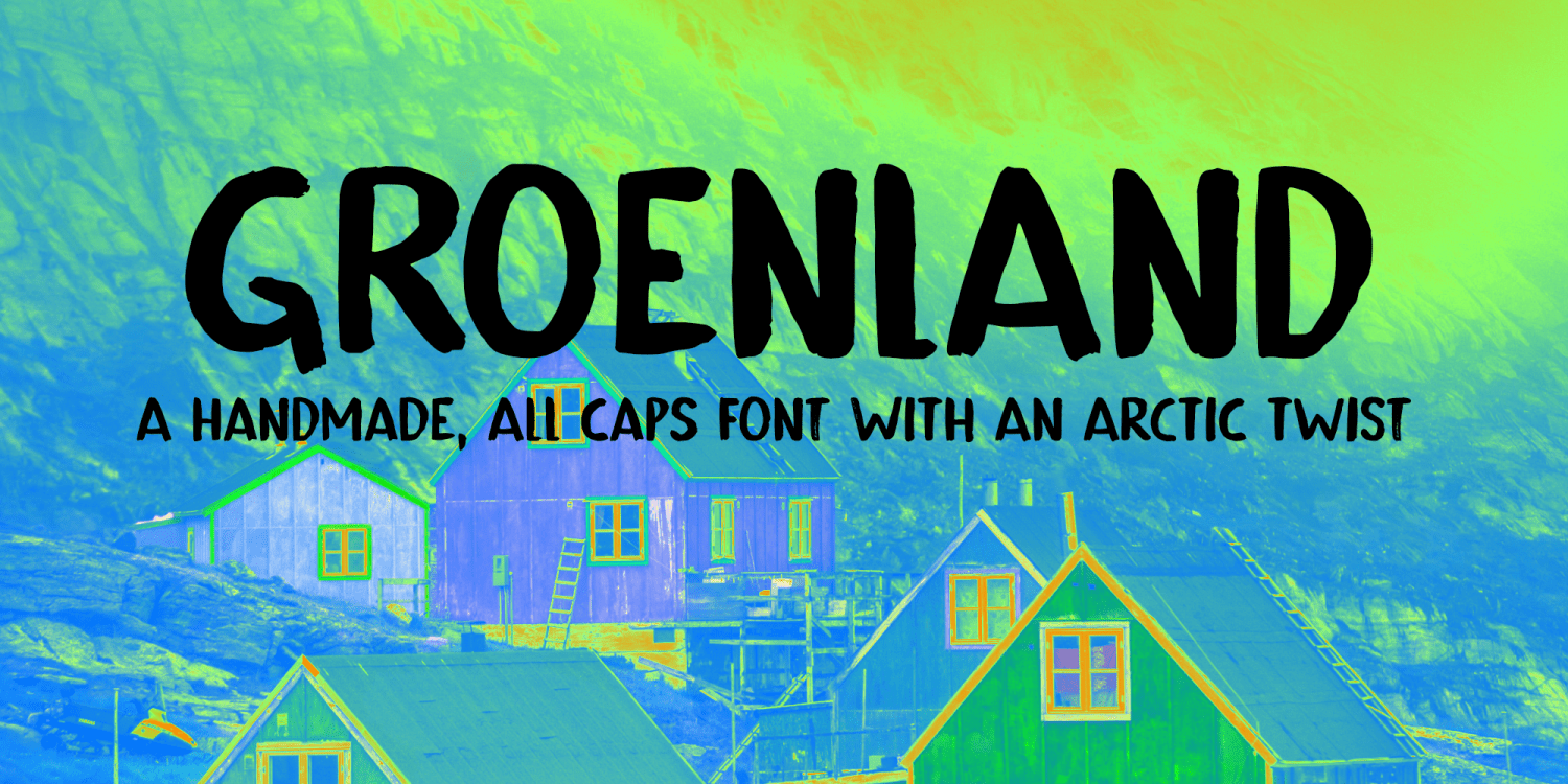 Groenland Font Poster #1