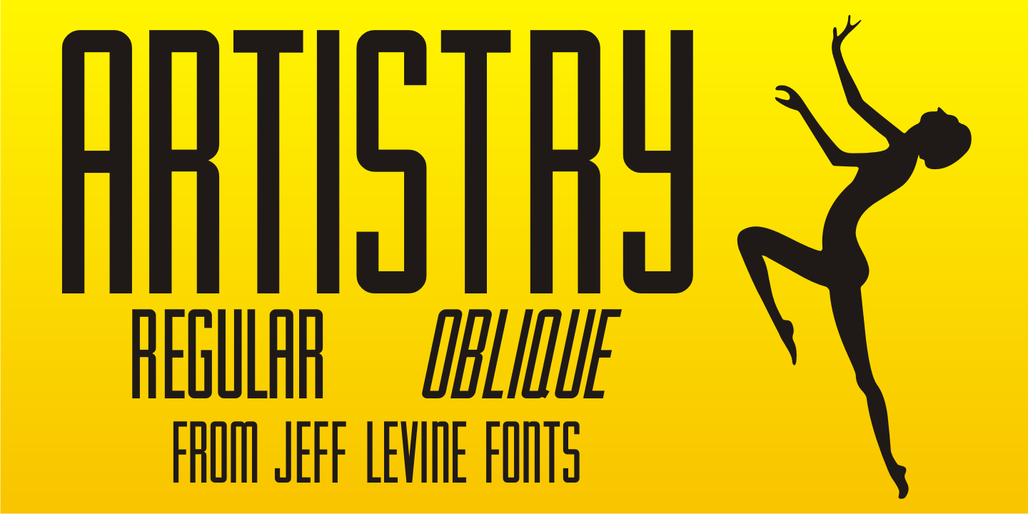Artistry Font Family Poster