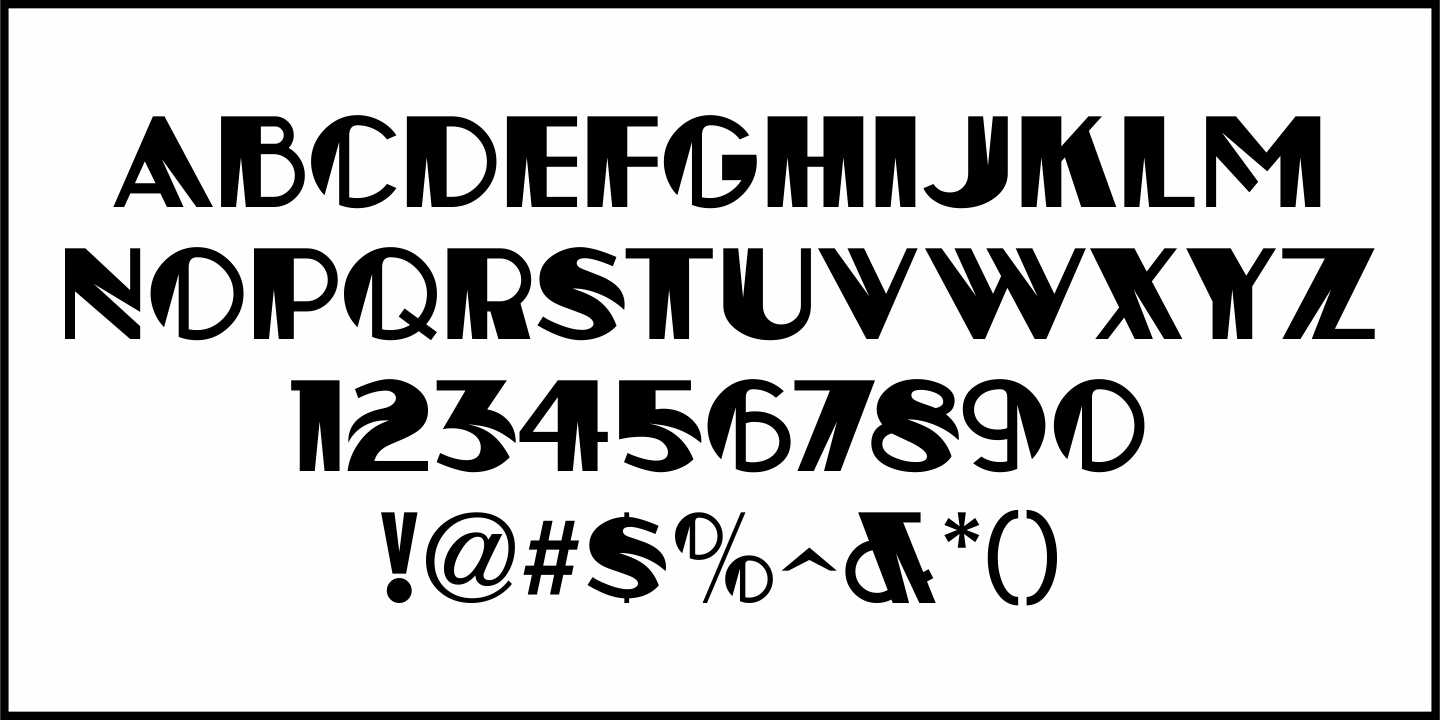 Last Tango Font Poster #3