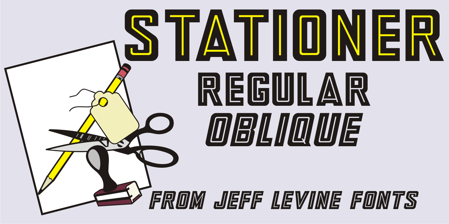 Stationer Font Family