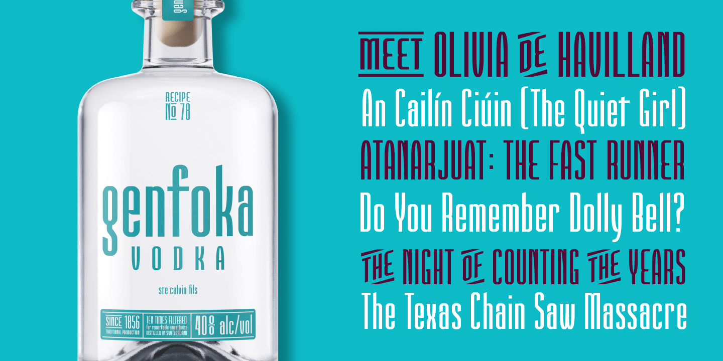 Tinsel Font Poster #10