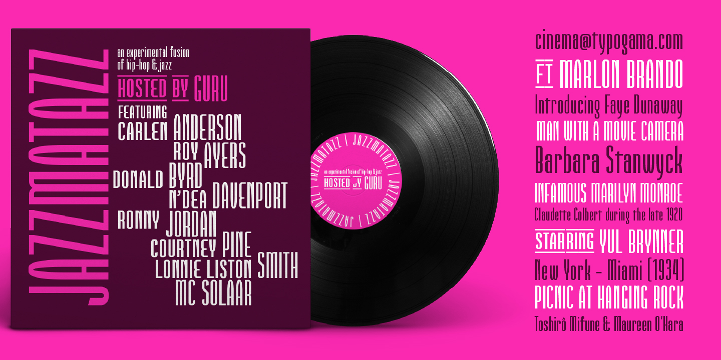 Tinsel Font Poster #6