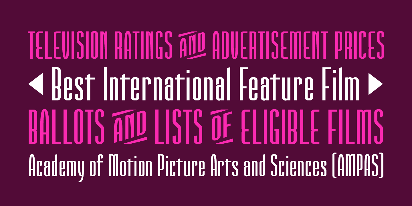 Tinsel Font Poster #7