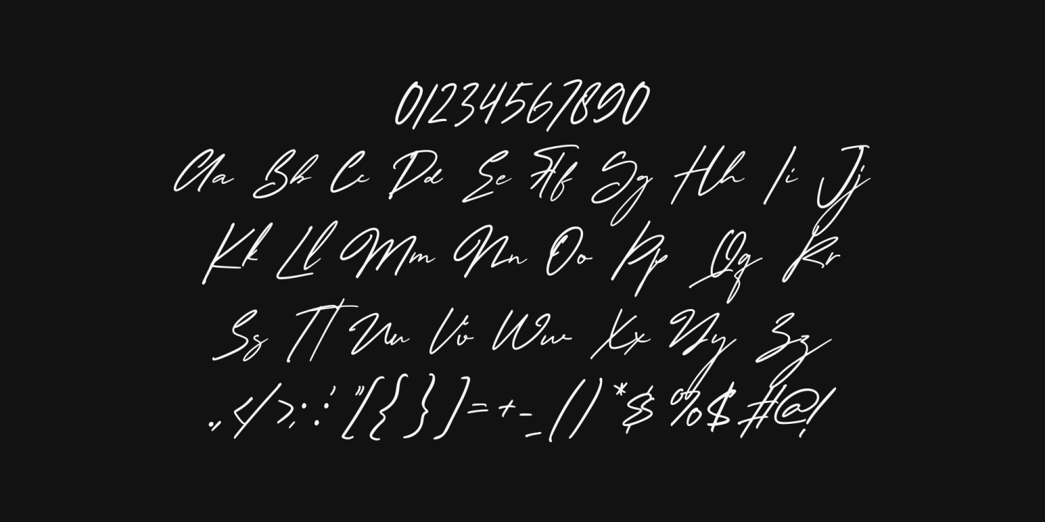 Anestesie Font Poster #1