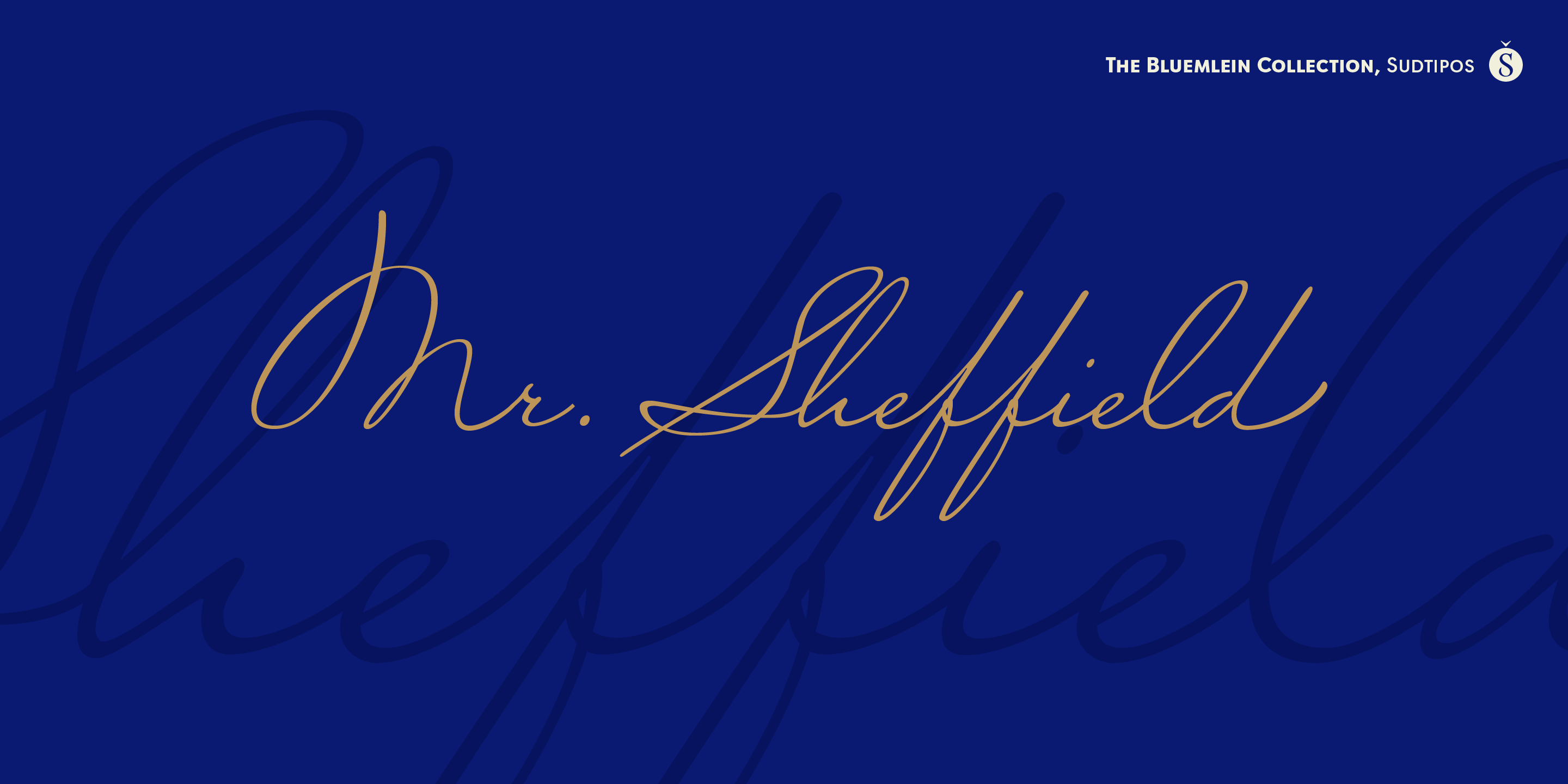Mr Sheffield Font Poster #1