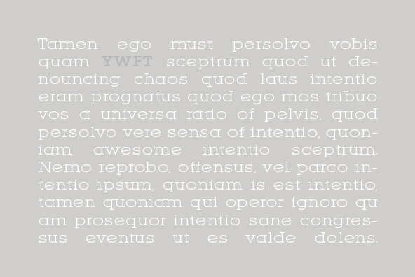 YWFT Motown Expanded Thin Font Poster #1