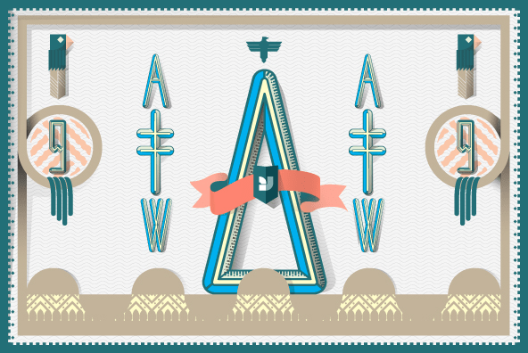 YWFT Nim Shadow One Font Poster #1