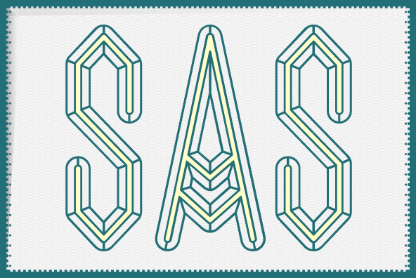 YWFT Nim Shadow One Font Poster #1