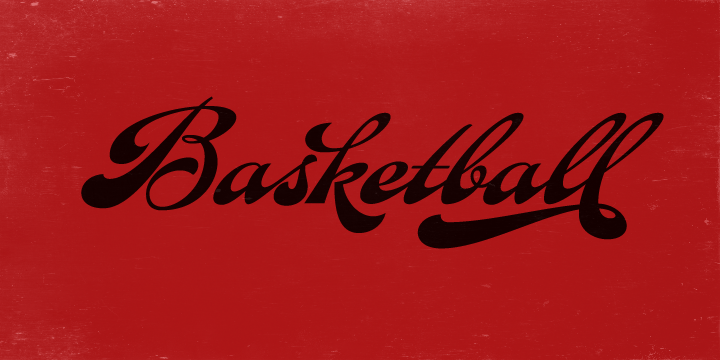 Fan Script Font Poster #1