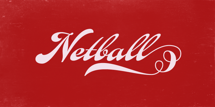 Fan Script Font Poster #1