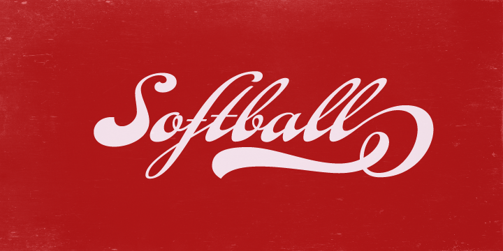 Fan Script Font Poster #1