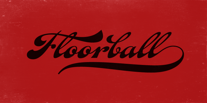 Fan Script Font Poster #1