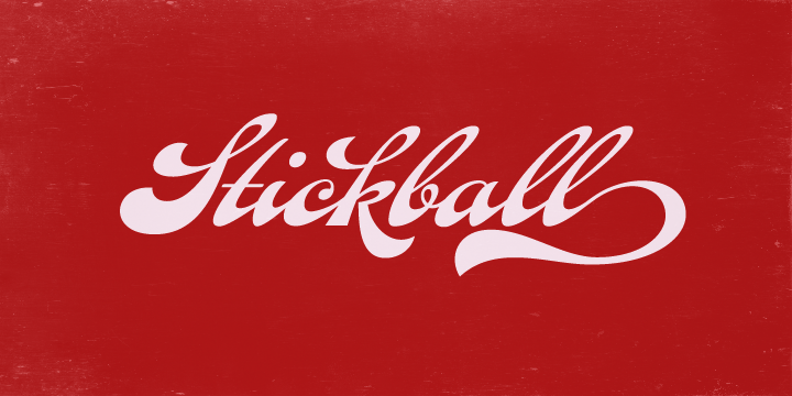 Fan Script Font Poster #1