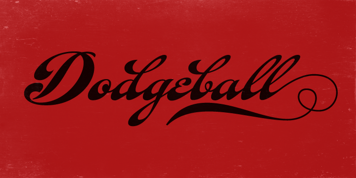 Fan Script Font Poster #1