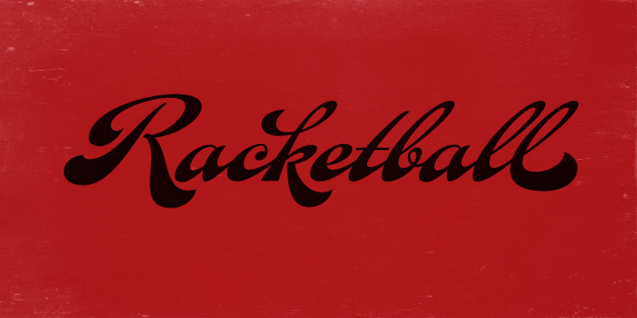 Fan Script Font Poster #1