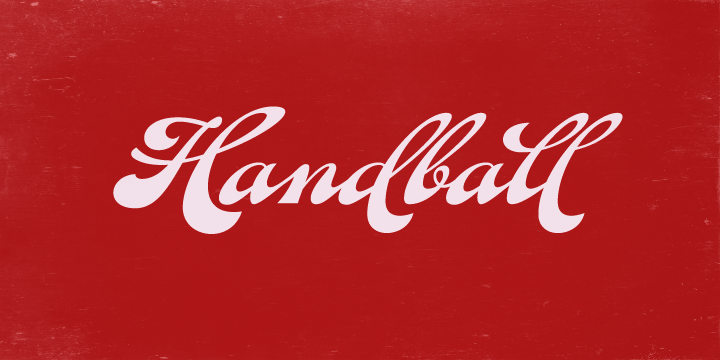 Fan Script Font Poster #1