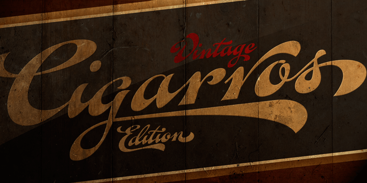 Fan Script Font Poster #1