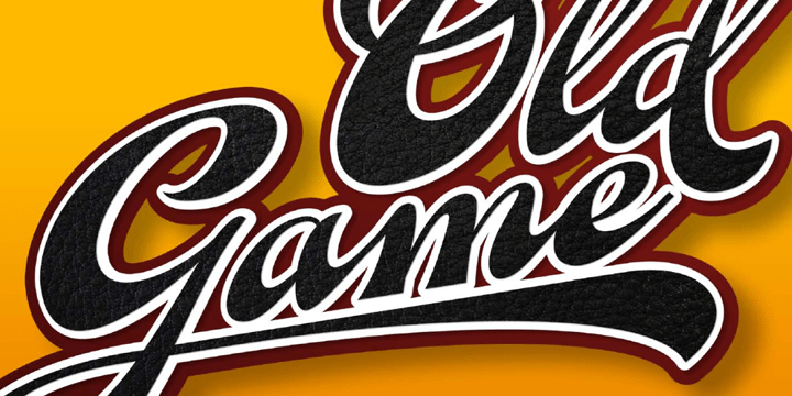 Fan Script Font Poster #1