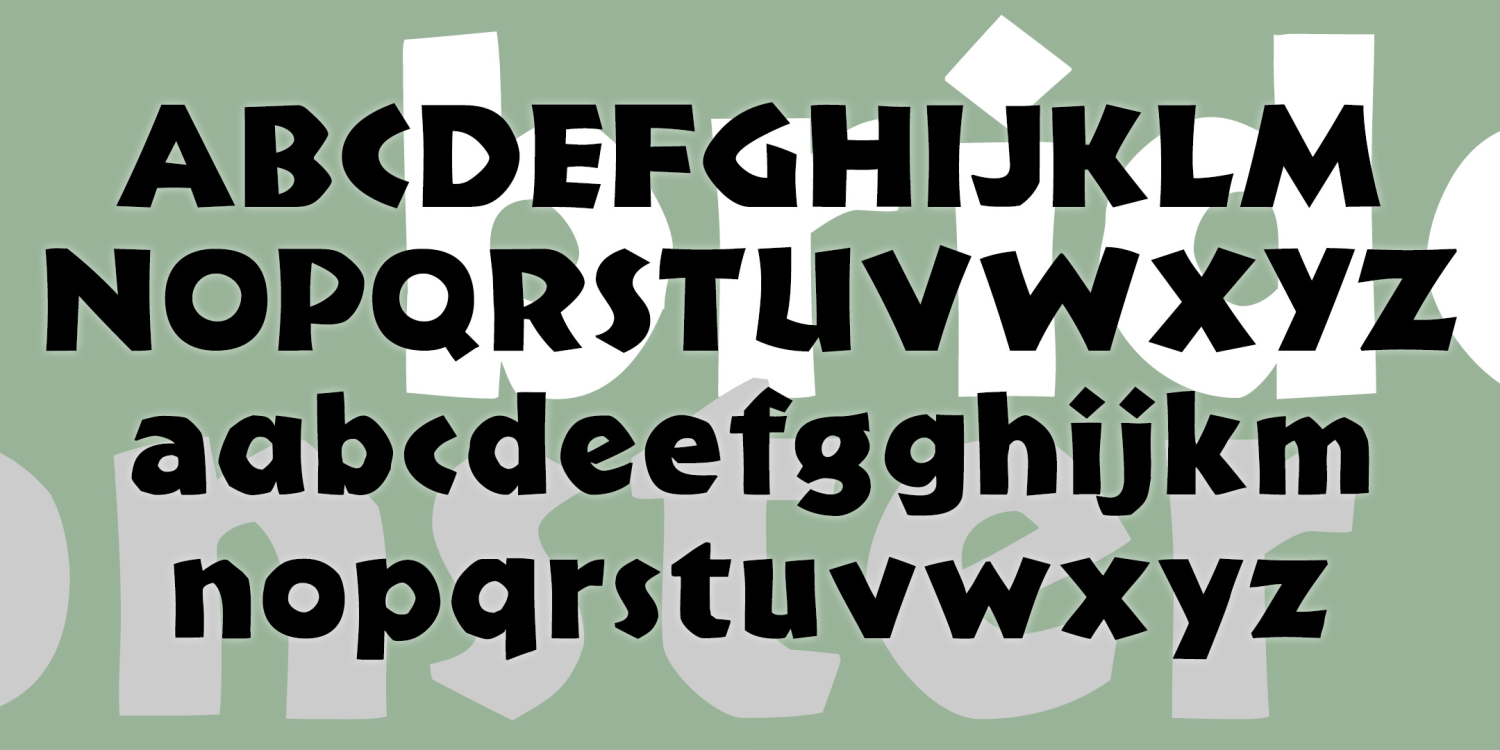 Bride of the Monster Font Family Poster