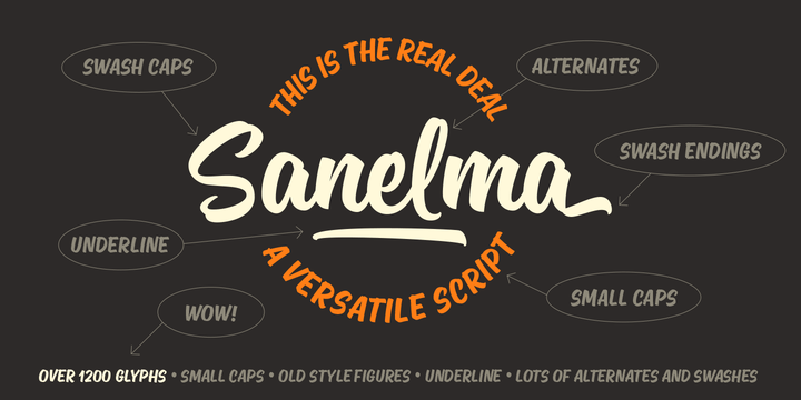 Sanelma Font Poster #1