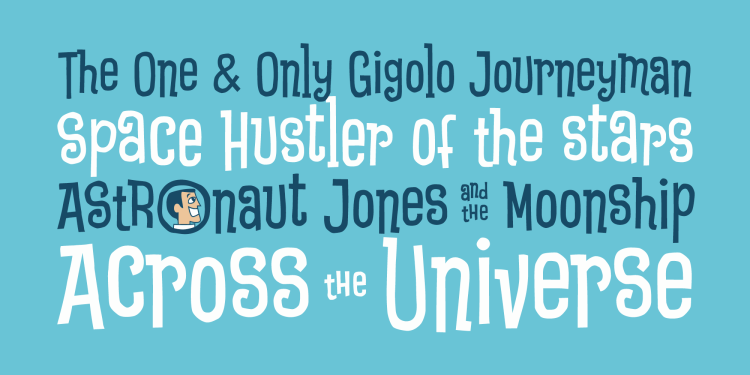 Astronaut Jones PB Font Poster #1