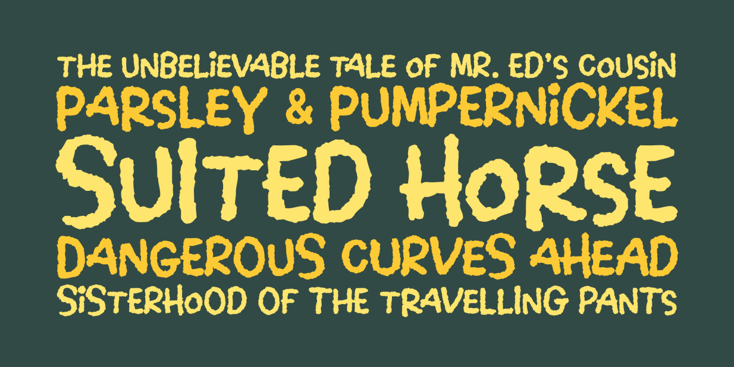 Suited Horse PB Font Family