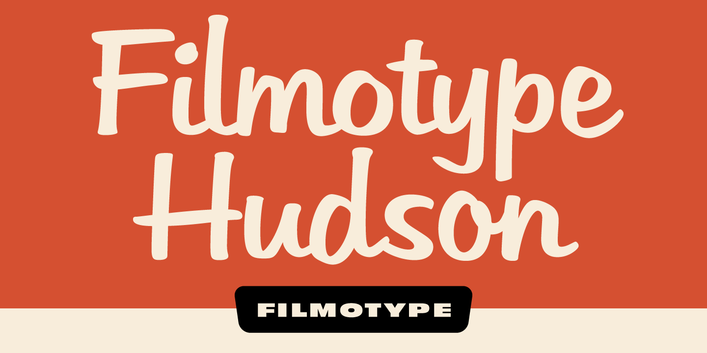 Filmotype Hudson Font Poster #1