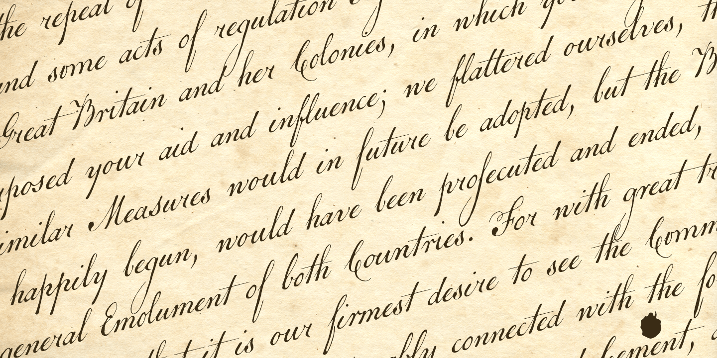 Remsen Script Font Poster #1